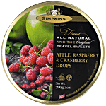 Simpkins  Travel Sweets - Apple Raspberry & Cranberry 200 g Tin