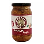 Organic Nation Pickle - Garlic 400 g Bottle
