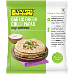 Mother's Recipe Garlic Green Chilli Papad 180 g Pouch