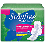 STAYFREE Sanitary Pads - Advanced Xl Soft Ultra-Thin, with Wings 7 pcs