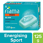 Fiama Gel Bathing Bar - Men, Energising Sport 125 g