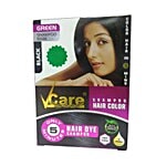 Vcare  Hair Dye Shampoo - Black, Color Hair in 5 Mins 25 ml 