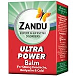 Zandu Ultra Power Balm - For Quick Pain Relief, Headache, Sprain 8 ml Bottle