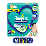 Pampers  Diaper Pants - All-Round Protection, Medium, 7-12 kg 6 pcs