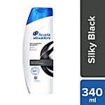Head & Shoulders Anti-Dandruff Shampoo - Silky Black 340 ml Bottle