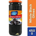 American Garden Olives Whole - Black 450 g