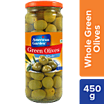 American Garden  Olives Whole - Green 450 g