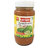 Priya Pickle - Mango Thokku (With Garlic) 500 g Bottle