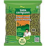 Tata Sampann Unpolished Green Moong - Whole 500 g