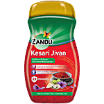 Zandu Kesari Jivan Ayurvedic Immunity Booster Chyawanprash- With Saffron & Pearl, For Adults, Builds Energy 450 g Bottle