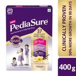 Pediasure Nutrition Drink Powder - Vanilla Flavour, Nutrition For Kids Growth 400 g Box