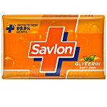 Savlon Glycerin Soap Bar With Germ Protection & Moisturisation - For Soft & Supple Skin 75 g (Pack of 3)