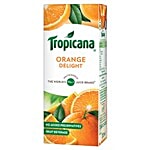 Tropicana Fruit Juice - Delight, Orange 200 ml Tetra Pack of 30