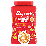 Bagrry's Crunchy Muesli - Almonds, Raisins, Honey, Oats 1 kg Jar