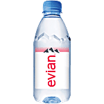 Evian Natural Mineral Water 330 ml Bottle