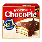 Orion Choco Pie - Chocolate Coated Soft Biscuit 12 pcs