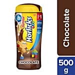 Horlicks Junior Nutrition Drink - Chocolate Flavour, Stage 1, 2-3 Years 500 g Jar