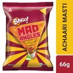 Bingo! Mad Angles Achaari Masti - Mango Pickle Flavour Crunchy Triangle Chips Pack 66 g Pouch