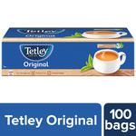 Tetley Black Tea - Original, Classic Assam Blend, Staple-Free, Environment Friendly Bags 200 g (100 bags x 1.7 g each)