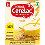Nestle Cerelac Wheat Baby Cereal With Milk For 6-24 Months 300 g 