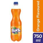 Fanta Soft Drink - Orange Flavoured 750 ml PET Bottle