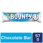 Bounty Milk Chocolate Bar - Coconut Filled 57 g Pouch (Pack of 2)