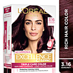 L'Oreal Paris Excellence Creme Hair Colour 72 ml + 100 g 3.16 Burgundy