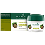 BIOTIQUE Bio Henna - Fresh Powder Hair Colour For Dark Hair 90 g Carton