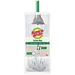 Scotch Brite Floor Mop - Cotton Cloth, With Rod, Multicolour 1 pc