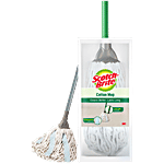 Scotch Brite Floor Mop - Cotton Cloth, With Rod, Multicolour 1 pc