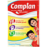 Complan Nutrition Drink Powder - For Kids, Creamy Classic Flavour 500 g Carton