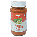Priya Pickle - Mango Thokku Without Garlic 300 g Bottle