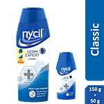 Nycil Germ Expert Prickly Heat Powder Classic 150 g (Get Nycil Classic 50g FREE)