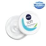 NIVEA Soft Light Moisturizer - With Vitamin E & Jojoba Oil, For Face, Hand & Body, Instant Hydration, Non-greasy Cream 50 ml 
