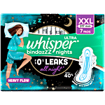 Whisper Ultra Overnight Sanitary Pads - Extra Large Wings 7 pcs Pouch