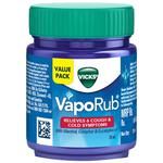 Vicks Vapo Rub With Menthol, Camphor & Eucalyptus Oil -  Relieves Cold & Cough, Clears Blocked Nose 25 ml Bottle