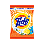 Tide Plus Double Power Detergent Washing Powder - Lemon & Mint 1 kg