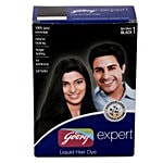 Godrej Expert Liquid Hair Dye - Natural Black 40 ml 