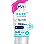 Veet Pure Hair Removal Cream For Dry To Normal Skin - Aloe & Mint 50 g