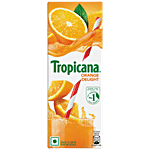 Tropicana Orange Delight Fruit Juice - No Added Preservatives 180 ml Tetra Pak