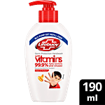 Lifebuoy Total 10+ Handwash - 99.9% Germ Protection, Active Silver 10+ Formula 190 ml Pump (With Free Refill Pouch 185 ml)