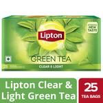 Lipton Clear & Light Green Tea 1.3 g (25 Bags x 1.3 g Each)