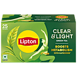 Lipton Clear & Light Green Tea 32.5 g (25 Bags x 1.3 g)