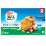 Britannia NutriChoice  Essentials Oats Cookies - No Added Sugar & Diabetic Friendly, Rich In Dietary Fibre 150 g 