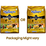 Kohinoor Basmati Rice/Basmati Akki - Extra Long, Gold 1 kg Pouch