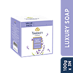 Yardley London English Lavender Luxury Soap With Creamy Lather 100 g (Pack of 3)