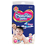 Mamypoko Extra Absorb Diaper Pants - M, 7-12 kg, Crisscross Absorbent Sheet, Upto 12 Hours Absorption 36 pcs 
