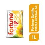 Fortune  Sun Lite - Sunflower Refined Oil 1 L Pouch