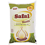 Safal-KOF Health Refined Rice Bran Oil - Free from Argemone Oil 1 L Pouch