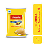 Nutrela Refined Oil - Sunflower 1 L Pouch